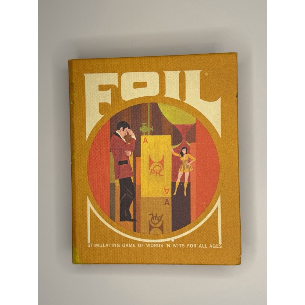 FOIL Card Game 3M Gamette Complete Vintage 1970